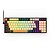 Teclado Mecânico Redragon Kitava RGB Preto Bege Laranja ABNT2 Switch Brown - Imagem 1