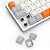Teclado Mecânico Redragon Akali Branco Cinza Laranja ABNT2 Switch Marrom - Imagem 2