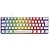 Teclado Mecânico 60% Zot Branco Outemu Red Led Rgb Abnt2 - Imagem 1