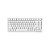 Teclado Magnético Akko TAC75 HE US Switch AstroLink Linear Branco - Imagem 1
