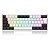 Teclado Magnético Redragon Fidd Preto Branco ABNT2 Switch Pink - Imagem 1