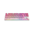 Teclado Gamer Redragon Daksa Branco E Rosa Rgb Switch Marrom - Imagem 2