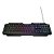 Teclado Gamer Multimidia Fortrek Shortcut Rainbow Preto - Imagem 4