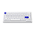 Teclado Gamer Akko Mod 007 Pc Blue On White Switch Piano - Imagem 4