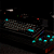 Teclado Gamer Akko 5075 B Black Cyan Plus Rgb Switch Silver - Imagem 4