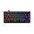 Teclado Akko 5075S Clear Black Switch Cream Black Pro ABNT2 - Imagem 1