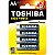 Pilha Alcalina AA 1,5v LR6GCP (Com 4 Pilhas) Toshiba - Imagem 2