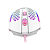 Mouse Gamer Redragon Reaping Elite Lollipop Branco Rosa Rgb - Imagem 3
