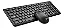 Kit Teclado e Mouse sem Fio Lenovo Lecoo KW204 Preto - Imagem 3