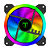 Kit Com 5 Fans 120x25mm T-Tgf515 T-Dagger Rgb Preto - Imagem 4