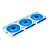 Kit 3 Fans Lian Li Uni Fan SL-INF 120mm RGB Branco - Imagem 4