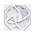 Kit 3 Fans Lian Li Uni Fan TL Wireless 120 ARGB Branco - Imagem 4