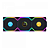 Kit 3 Fans Lian Li Uni Fan SL Wireless LCD 120 ARGB Preto - Imagem 1