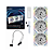 Kit 3 Fans Lian Li Uni Fan SL Wireless 120 ARGB Reverse Blade Branco - Imagem 2