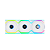 Kit 3 Fans Lian Li Uni Fan SL Wireless 120 ARGB Reverse Blade Branco - Imagem 4