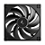 Kit 3 Fans DeepCool FD14 Preto 140mm Amortecedores Integrados - Imagem 4