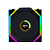 Kit 3 Fans Lian Li Uni Fan SL 120 Wireless ARGB Reverse Blade Preto - Imagem 3