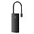 Hub Tipo USB-C Baseus Lite Series 6 Portas USB-C para HDMI + 2x USB 3.0 + PD (Carregamento) + SD/TF Preto - Imagem 1
