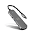 Hub Gshield Tipo C 6 portas USB C + USB 2.0 + USB 3.0 + SD/TF + HDMI 4K - Imagem 1