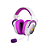 Headset Gamer Redragon Zeus X Branco Com Roxo Rgb H510wp-rgb - Imagem 1