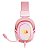 Headset Gamer Redragon Zeus X Rosa Rgb H510rgb - Imagem 2