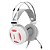 Headset Gamer Redragon Minos Lunar Branco Led Vermelho 7.1 - Imagem 3