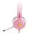 Headset Gamer Redragon Mento  Rosa H270-P - Imagem 2