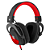 Headset Gamer Redragon Flamengo Vulture Zeus Preto e Vermelho - Imagem 2