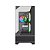 Gabinete Liketec Gamer Mahal Dark Preto com Kit Fan Cubo Disign - Imagem 3