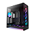 Gabinete Gamer NZXT H9 Flow RGB+ Frontal Diagonal 2025 7 Fans Preto - Imagem 1