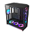 Gabinete Gamer NZXT H9 Flow RGB+ Frontal Diagonal 2025 7 Fans Preto - Imagem 4