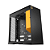 Gabinete Gamer Geometric Future Model 8 Lohan Rotacionado Preto e Amarelo - Imagem 2