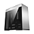 Gabinete Gamer Geometric Future Model 8 Dharma Preto e Prata - Imagem 2