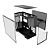 Gabinete Gamer Geometric Future Model 5 Com 5 Fans Preto e Cinza - Imagem 4