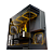 Gabinete Gamer Geometric Future Model 5 Com 5 Fans Preto e Cinza - Imagem 1
