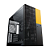 Gabinete Gamer Geometric Future Model 5 Vent Sem Fans Preto e Amarelo - Imagem 1