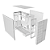 Gabinete Gamer Geometric Future Model 5 Vent Sem Fans Branco - Imagem 4