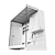 Gabinete Gamer Geometric Future Model 5 Sem Fans Branco - Imagem 2
