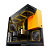 Gabinete Gamer Geometric Future Model 5 Sem Fans Preto e Amarelo - Imagem 1