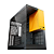 Gabinete Gamer Geometric Future Model 5 Sem Fans Preto e Amarelo - Imagem 2