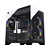 Gabinete Gamer Fortrek Clarity Preto Lateral Vidro Micro-ATX e Mini-ATX - Imagem 1