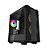 Gabinete Gamer Deepcool CC360 BK ARGB Micro ATX 3 Fans Preto - Imagem 1