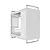 Gabinete Gamer BG-056 Tiny Pro Branco Bluecase - 5X FAN ARGB - Imagem 1