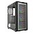 Gabinete Gamer BG-050 X-Frame Preto e Cinza Bluecase com Frontal Removível - Imagem 1