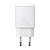 Fonte Carregador Baseus Compact Rápido Carregamento USB A e Tipo C 20W Branco - Imagem 1