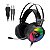 Fone Headset Gamer Fortrek H1 PRO RGB Cinza - Plug P2 + USB - Imagem 1