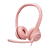 Fone De Ouvido Headset Logitech H390 Rosa - Imagem 1