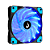 Fan Gamer Rise Mode Wind W1 120mm LED Azul Preto RM-WN-01-BB - Imagem 1