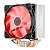 Cooler para processador Air Cooler Redragon Tyr LED Vermelho AMD e Intel 120mm Preto CC-9104R - Imagem 1