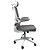 Cadeira Office Redragon Hela Branca e Cinza C214-W - Imagem 4
